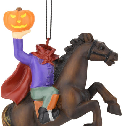 Headless Horseman with Pumpkin Halloween Christmas Ornaments Spooky