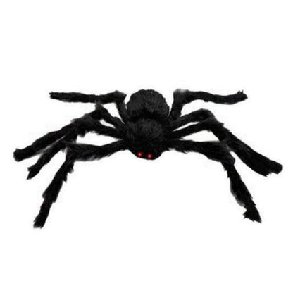 Halloween Large Black Spider Scary Haunted House Prop Party Decor Outdoor Indoor