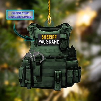 Sheriff Gift - Boom 149 - Police Gift Ornament, Christmas Gift for Policeman - Best gifts your whole family