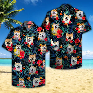 Shiba Inu Funny Hawaiian Shirt | For Men & Women | Adult | HW4531