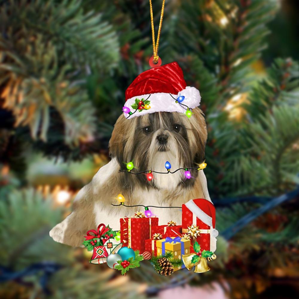 Shih Tzu 1-Dog Be Christmas Tree Hanging Ornament - Best gifts your whole family