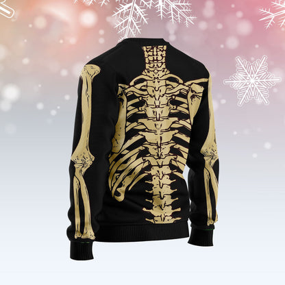 Skeleton Christmas Awesome Ugly Christmas Sweater, Christmas Ugly Sweater, Christmas Gift, Gift Christmas 2024