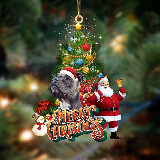 Staffordshire Bull Terrier1-Christmas Tree&Dog Hanging Ornament - Best gifts your whole family