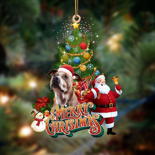 Staffordshire Bullterrier Aiko-Christmas Tree&Dog Hanging Ornament - Best gifts your whole family