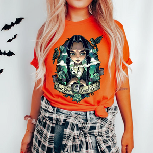 Wednesday Addams, Over My Dead Body, Halloween Shirt, Funny Halloween Shirt, Wednesday Addam, Addam Family