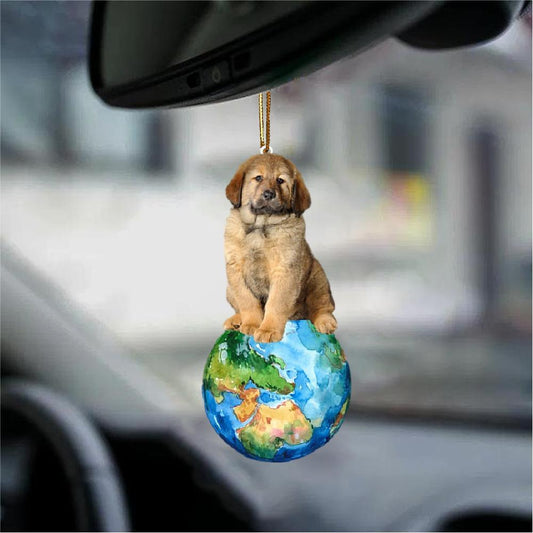 Tibetan Mastiff-Around My Dog-Two Sided Ornament - Best gifts your whole family