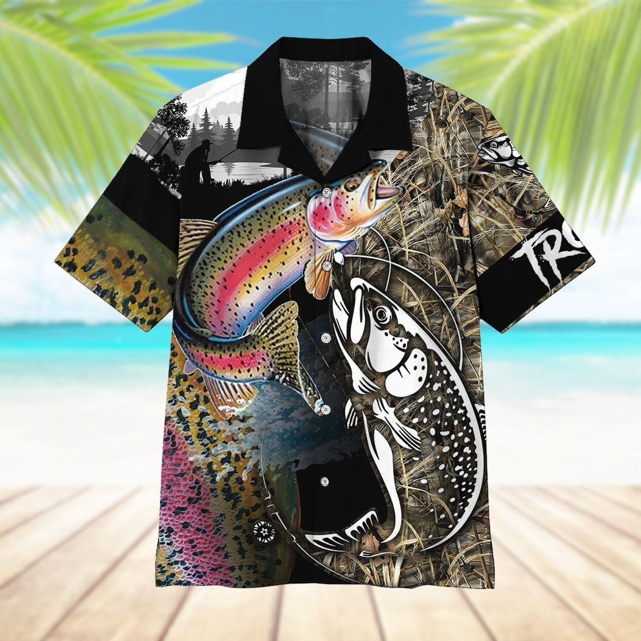 Trout Fish Hawaiian Shirt | For Men & Women | Adult | HW4154