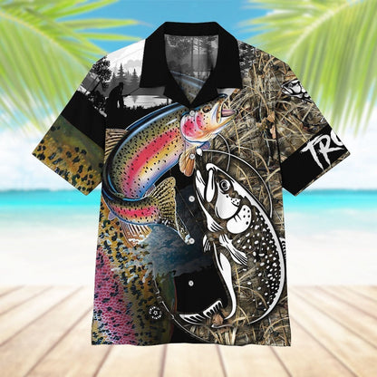 Trout Fish Hawaiian Shirt | For Men & Women | Adult | HW4154