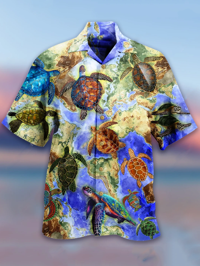 Turtles Hawaiian Shir,Hawaiian Shirt Gift,Christmas Gift