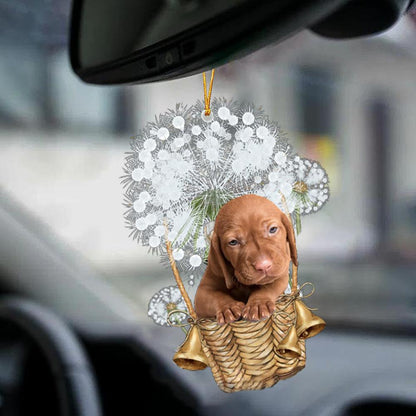 Vizsla-Dandelion-Two Sided Ornament - Best gifts your whole family