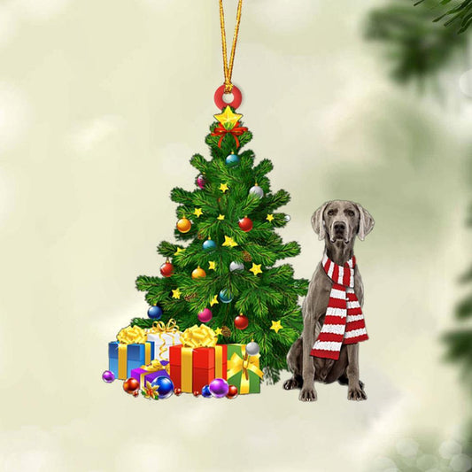 Weimaraner 1-Christmas Star Hanging Ornament - Best gifts your whole family