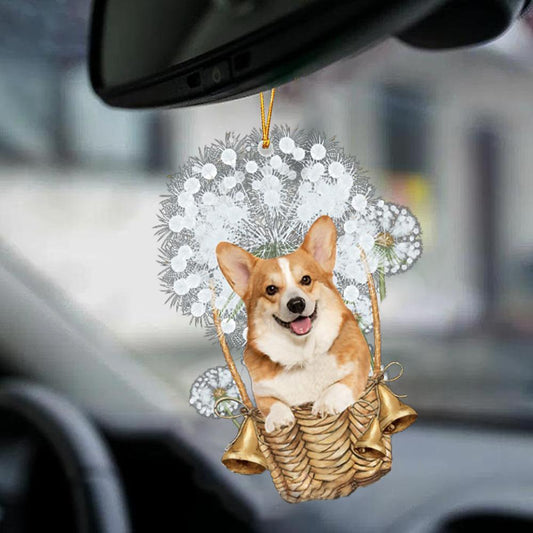 Welsh Corgi-Dandelion-Two Sided Ornament - Best gifts your whole family