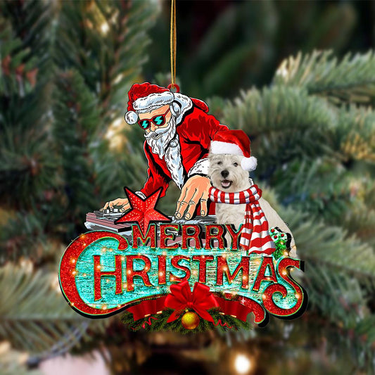 West Highland White Terrier-Christmas Rock Two Sided Ornament - Best gifts your whole family