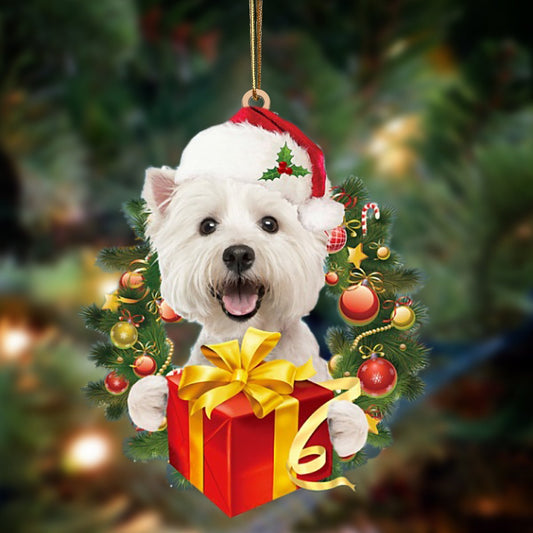 West Highland White Terrier-Dogs Give Gifts Hanging Ornament - Best gifts your whole family