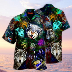 Wolf Hawaiian Shirt | For Men & Women | Adult | HW3934