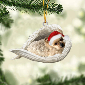 Yorkshire Terrier Sleeping Angel Christmas Ornament Dog Christmas Hanging Ornament - Best gifts your whole family